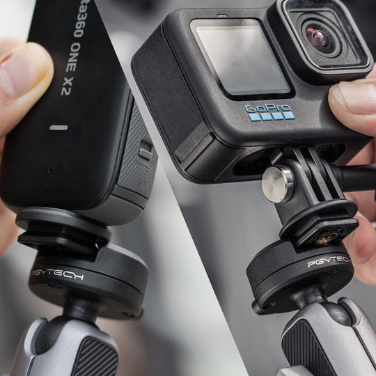 quick release system for action camera